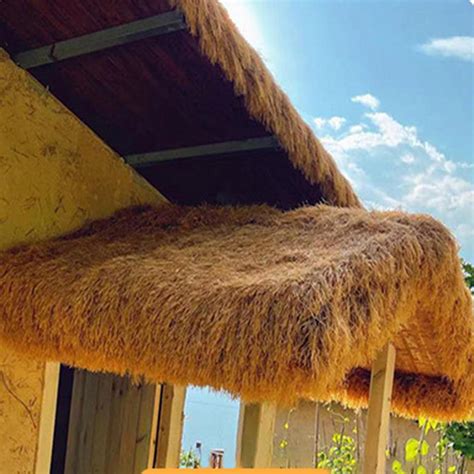 Amazon Fire Retardant Synthetic Thatch Roofing Mexican Straw