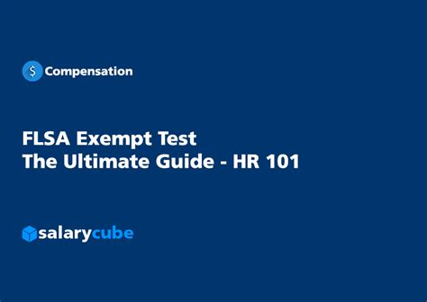 Flsa Duties Test Worksheet Flsa Exemption Test Workshee