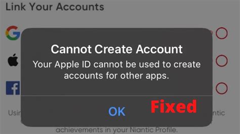 Your Apple ID Cannot Be Used To Create Accounts For Other Apps Among