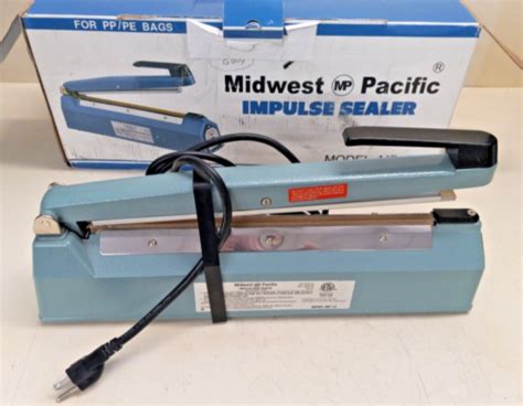 New Midwest Pacific Heat Sealer Impulse Sealer Hand Operated