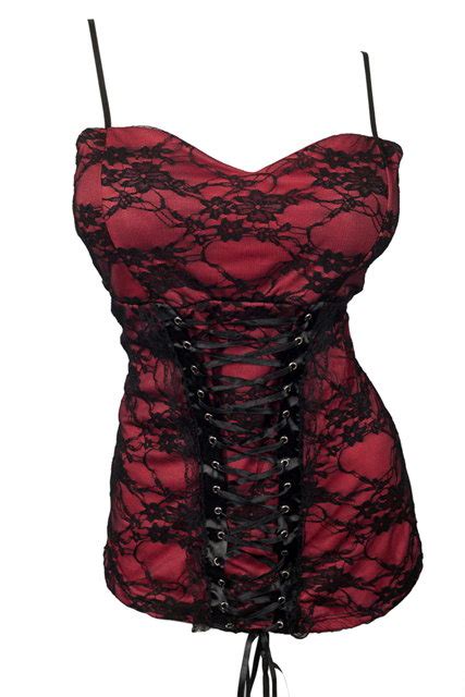 Sexy Plus Size Floral Lace Corset Top Coral Evogues Apparel