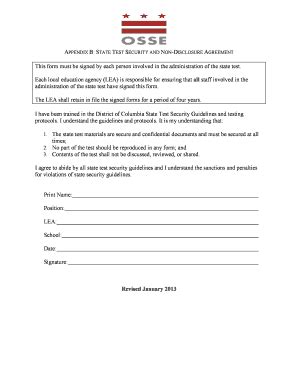 Fillable Online Osse Dc This Form Must Be Signed By Each Person