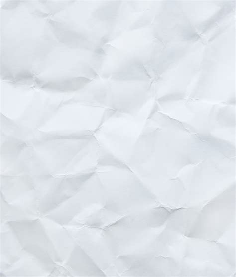 Textura De Papel Arrugado Blanco Para El Fondo Foto Premium