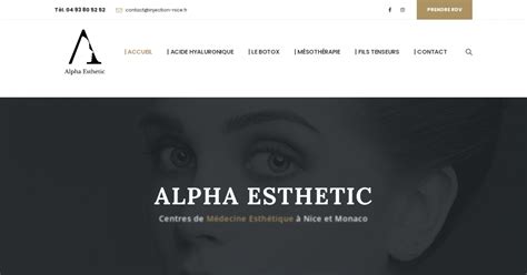 Alpha Esthetic un super cabinet de médecine esthétique