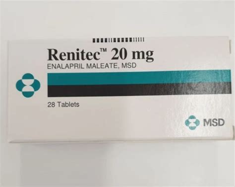 Renitec Tab 20mg 20's – Ailaaj