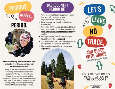 Leave No Trace And Bleed With Grace Your Field Guide To Menstruating In