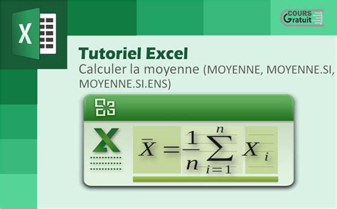 Ntroduire Imagen Formule Pour Faire Une Moyenne Sur Excel Fr