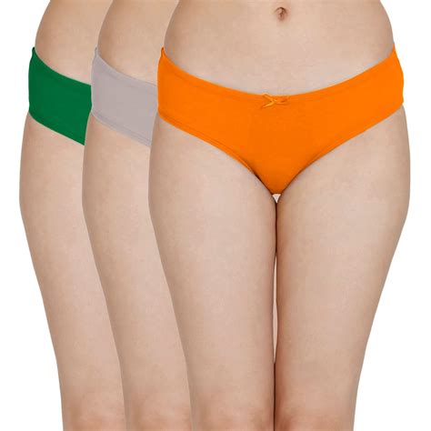 Buy Zivame Womens Cotton Hipster Panties Pack Of 3 Zi2697 Exotic