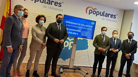 El Pp De Valladolid Pide A Los Socialistas Apoyar Sus Enmiendas Para La