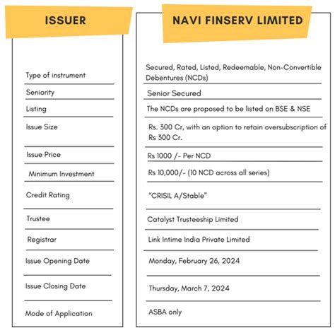 NAVI FINSERV PRIVATE LIMITED NCD IPO February 2024 Should You Invest