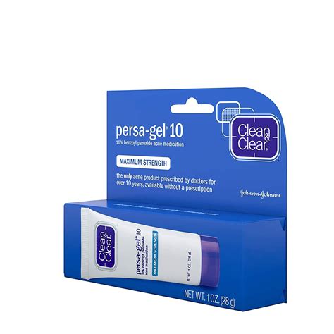 Clean And Clear Persa Gel 10 Acne Spot Treatment 1oz Maximum Strength