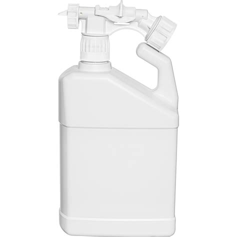 32 Oz White Hdpe F Style Bottle 28mm Ratchet Neck Wgear Driven White Pp Hose End Sprayer