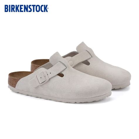 Birkenstock女士拖鞋 20点开始：birkenstock 勃肯 Boston系列 牛皮绒面革拖鞋 Bsbosb356 N多少钱 聚超值