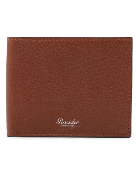 Pineider 360 Leather Bifold Wallet In Tan Stanley Korshak