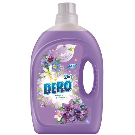 Detergent Lichid Dero 2in1 Levantica Si Iasomie 40 Spalari 2L