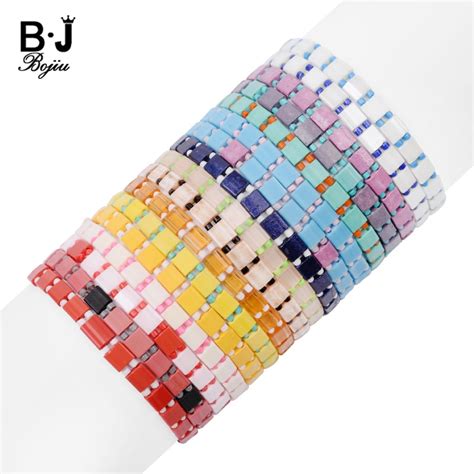 Bojiu Pulsera De Cuentas De Estilo Bohemio Para Mujer Brazalete