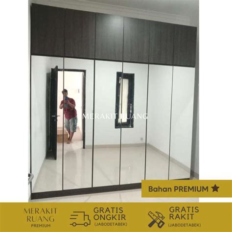 Jual Lemari Swing Door 6 Pintu Kabinet Atas Minimalis Di Seller Bumi