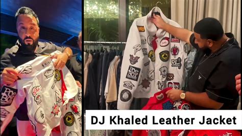 Leather Jacket Dj Khaled All Brands In One Hip Hop Jacket Top Life