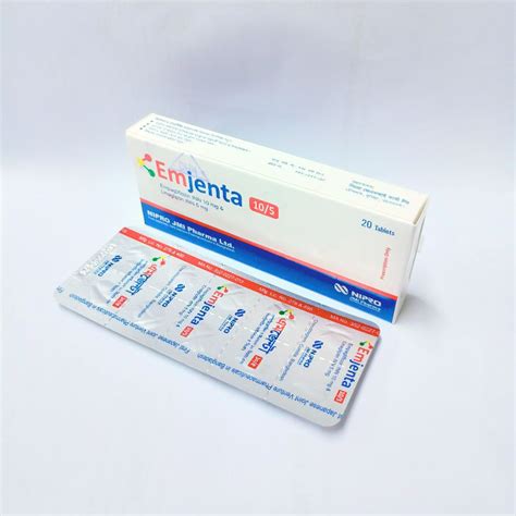 Emjenta 10 5 10mg 5mg Tablet Arogga Online Pharmacy