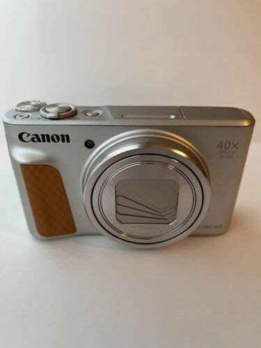 Canon Powershot Sx Hs Digital Camera Silver Ebay