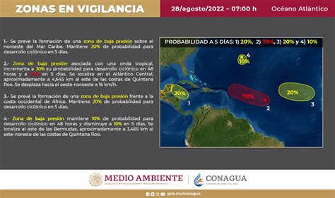 Conagua Clima On Twitter Sistemas En Vigilancia En El Oc Ano