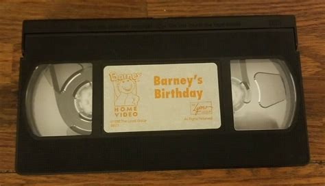 Barney Barneys Birthday 1992 Vhs Tape Oop Grelly Usa