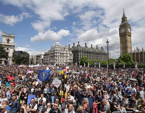 Thousands Take To The Streets AGAIN In Anti Brexit Rally UK News