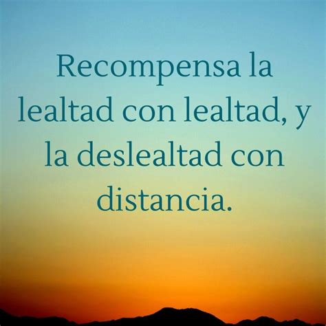 Lealtad Frases