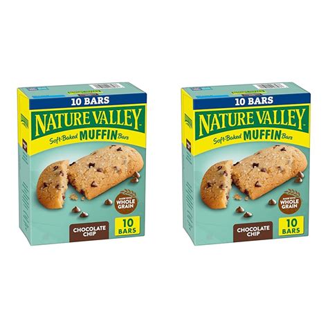 Amazon Nature Valley Soft Baked Muffin Bars Chocolate Chip Snack