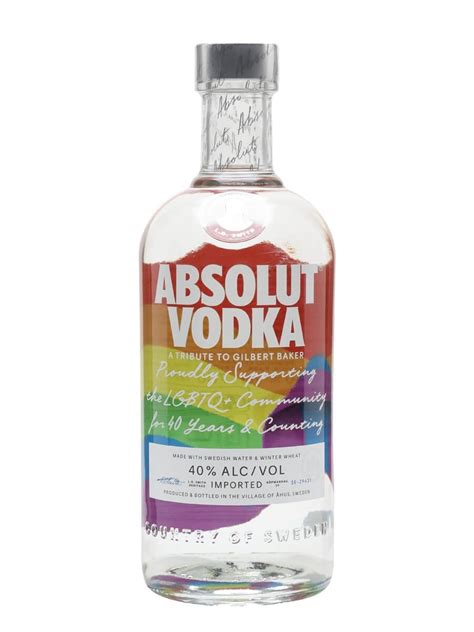 Absolut Pride Vodka Buy From World S Best Drinks Shop