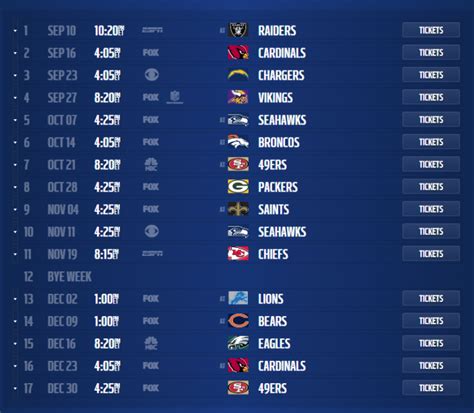 Official Los Angeles Rams Schedule Rams On Demand