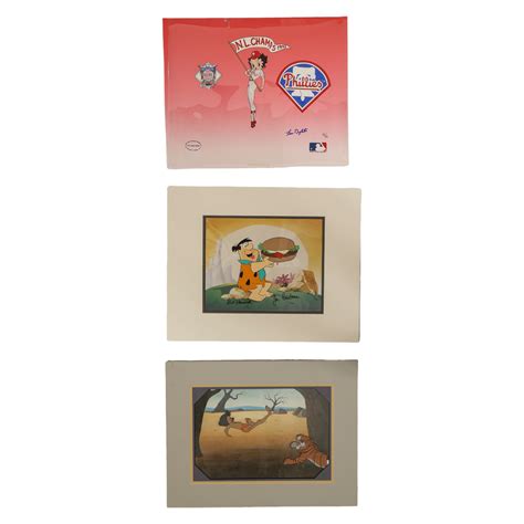 At Auction Disney Flintstone And Betty Boop Animation Cels Lot