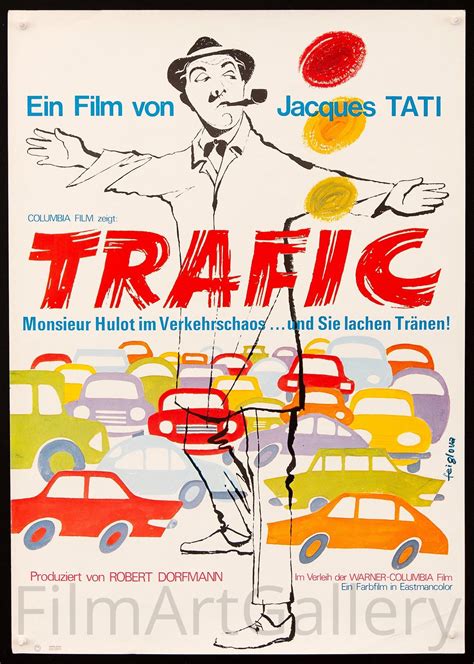 Trafic Movie Poster 1971 German A1 23x33