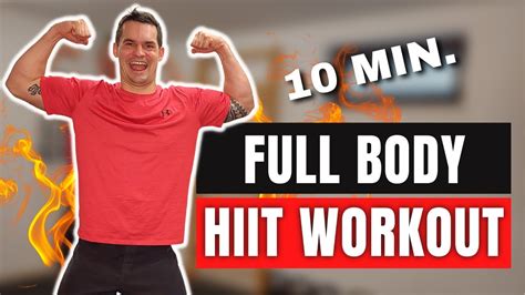 10 Min Hiit Ganzkörper Workout Für Zuhause Ohne Equipment Youtube