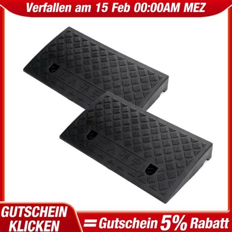 X Bordsteinrampe X X Cm Auffahrrampe Gummi Rampe Auffahrhilfe