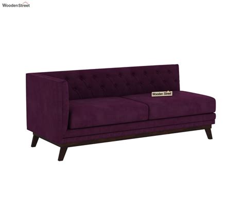 Buy Berlin L Shape Right Aligned Corner Sofa Velvet Mulberry Pink