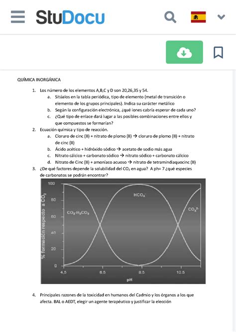 Examen Enero Winter Preguntas Y Respuestas Qu Mica