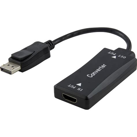 Comsol Displayport Adapter Hdmi Female To Male 200mm Black Office