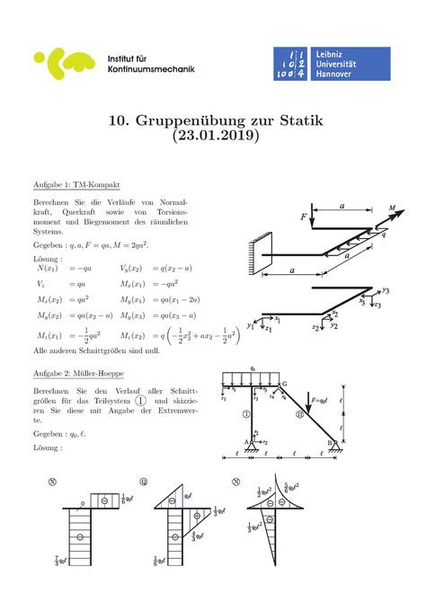 Tm I Gruppen Bung Institut F R Kontinuumsmechanik Gruppen