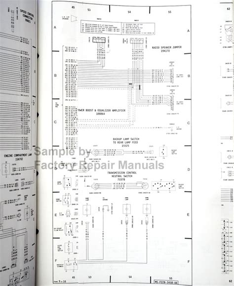 1973 Ford F100 F250 F350 Large Format Wiring Diagrams Original