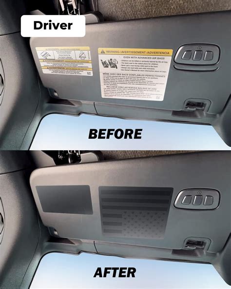 Ugly Sun Visor Warning Label Removal Covers Bronco6g 2021 Ford Bronco And Bronco Raptor