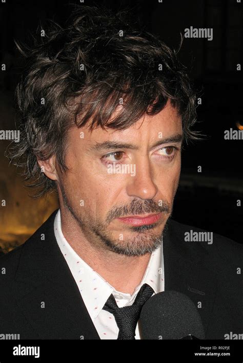 Robert Downey Jr Arriving At The Zodiac Premiere At The Paramount In