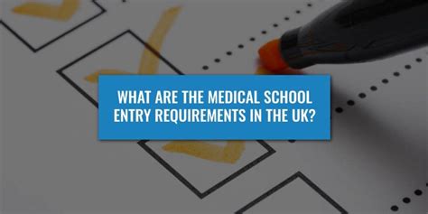 Medical School Entry Requirements Uniadmissions