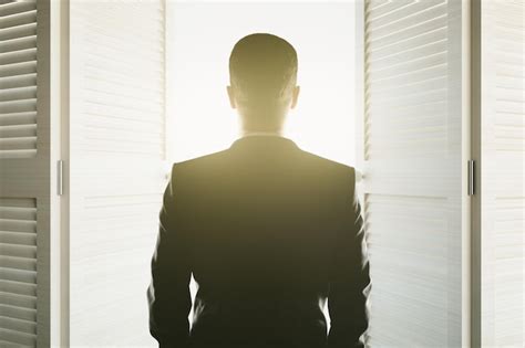 premium photo businessman   light