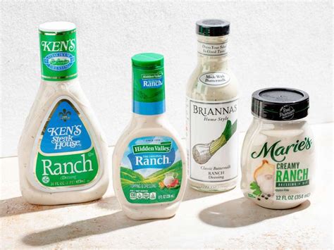 We Tested 21 Different Ranch Dressing Brands to Find the Best | Ranch dressing, Ranch dressing ...