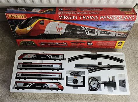 Hornby Gauge Virgin Trains Pendolino Set R Used Ebay