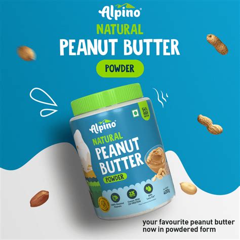 Buy Alpino Natural Peanut Butter Powder Livofy