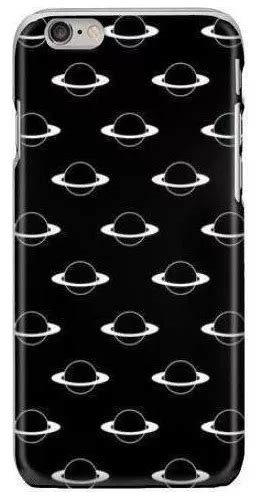 Funda Celular Planetas Anillos Negro Disp Todos Los Cel Envío gratis