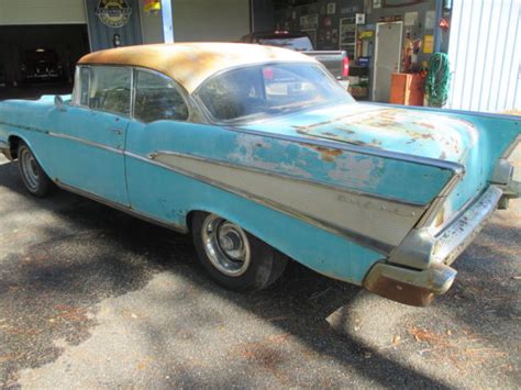 1957 Chevrolet Bel Air 2 Door Hardtop Project Car For Sale In Wellborn Florida United States