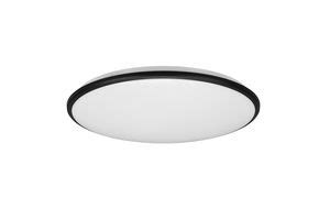 Plafonnier Led Grand Cercle Noir Mat Limbus Triolighting